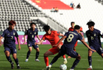 U23亚洲杯中国泰国半场0-0，国足暂列小组第一