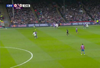 半场结束，凭借埃斯特旺的半场奔袭单刀，切尔西客场1球领先