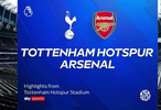 热刺1比4阿森纳 全场集锦