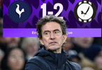 热刺1-2负纽卡追平队史最长8场不胜纪录