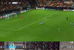 欧联杯安东尼助攻阿布德进球与中国足球小将老二助攻伊万相似