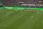 德甲科隆前锋阿赫，这粒倒钩真漂亮