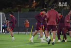 直击U23国足决赛前最后一练