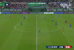 U23亚洲杯决赛正在进行，中国队两球暂时落后日本