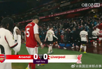 英超阿森纳半场0-0利物浦