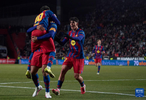 足球——西班牙国王杯：巴塞罗那晋级半决赛