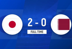 全胜晋级！U23日本2-0卡塔尔U23八强对约旦 卡塔尔三战全败出局