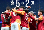 尤文2比5惨败加拉塔萨雷，创意甲欧战首回合丢5球纪录