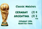 2006年世界杯德国1-1阿根廷集锦