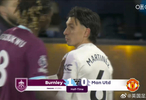英超半场伯恩利1-0领先曼联