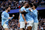 曼城2-0狼队终结四轮不胜，新援格伊首秀出色，争冠悬念回来了