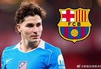 巴萨欲8000万欧引进马竞前锋阿尔瓦雷斯接班莱万