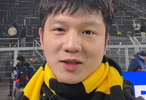 樊振东观战多特蒙德欧冠赛，盛赞黄墙氛围期待再临