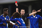 库库雷利亚染红，切尔西本赛季英超第5张红牌