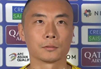 国足李磊赛前全英文接受外媒采访