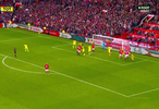 老詹推杆死角！曼联1-0取得领先！