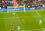萨拉赫左脚妙传 埃基蒂克头球偏出