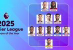 英超2025球迷票选最佳阵容出炉，532阵型5后卫入选