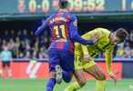 西甲第17轮，比利亚雷亚尔0-2巴塞罗那