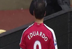 前阿森纳前锋爱德华多43岁生日，球迷送祝福